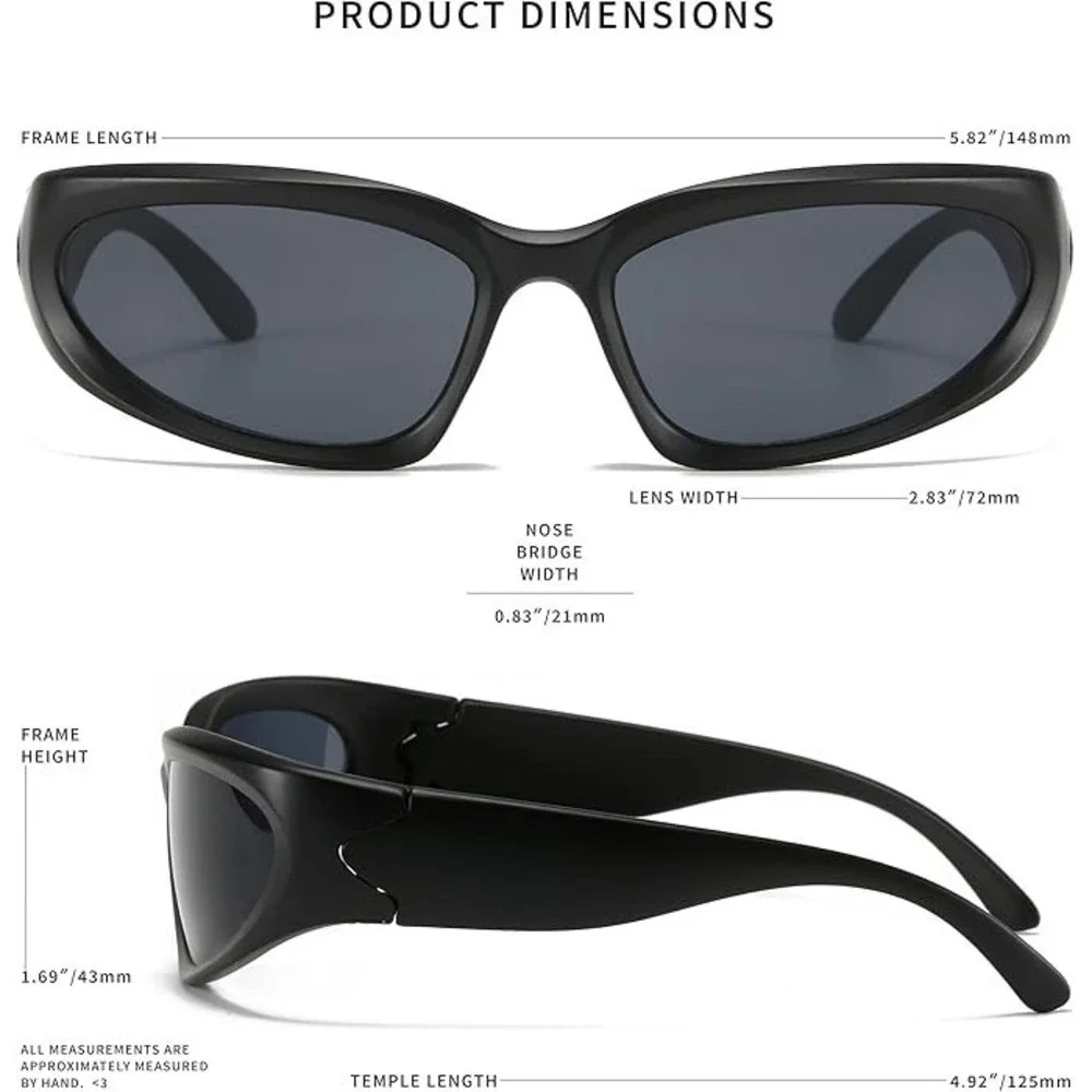 Women Design Visor Modern Wrap Shade Robust‎ Metallic Tint Protective Sunglasses